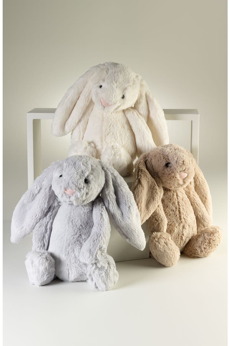 Bashful Bunny Stuffed Animal, Alternate, color, BEIGE