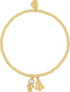 Estella Bartlett Spaceship and Astronaut Charm Stretch Bracelet