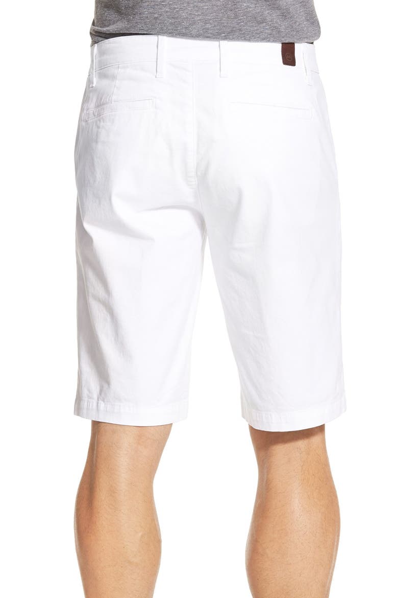Griffin Regular Fit Chino Shorts, Alternate, color, WHITE