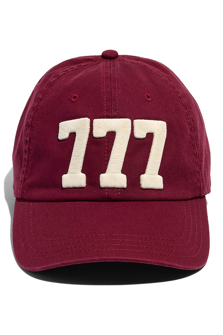 777 Baseball Cap, Main, color, MAHOGANY