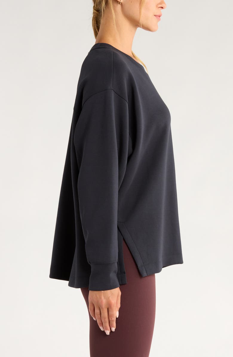 Zella Ultrasoft Tunic, Alternate, color, Black