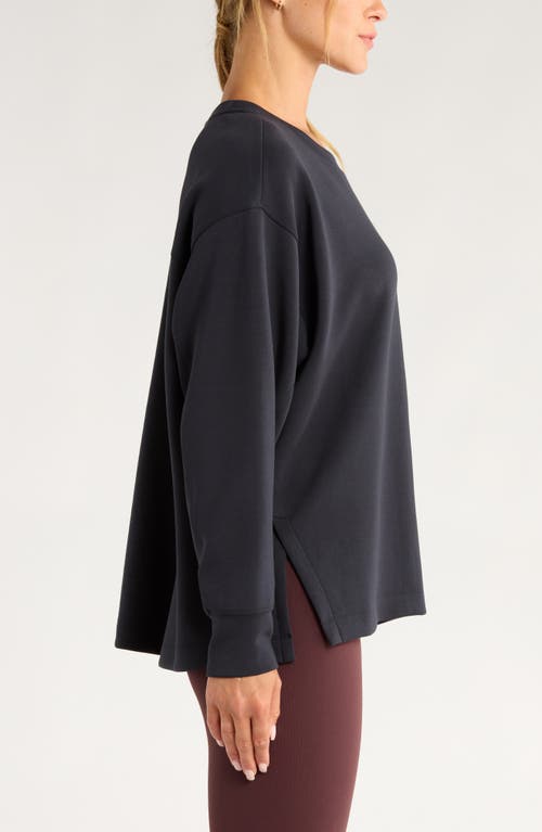 Zella Ultrasoft Knit Tunic In Black