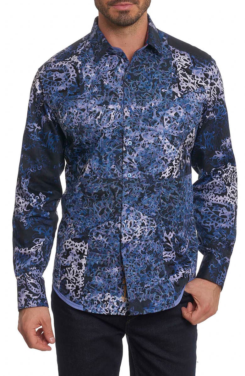 Robert Graham Diesel Limited Edition Classic Fit Sport Shirt, Main, color,