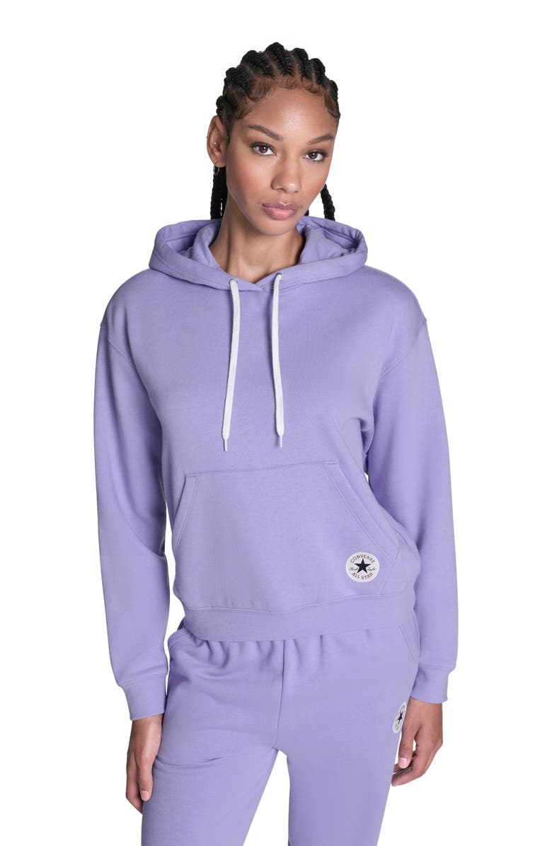 Converse Chuck Taylor Patch French Terry Pullover Hoodie, Main, color, Very Peri
