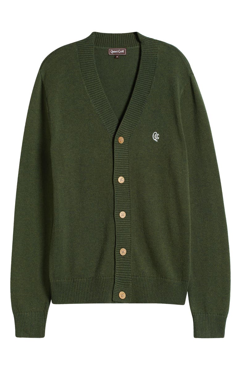 Quiet Golf Monogram Cardigan, Alternate, color, 