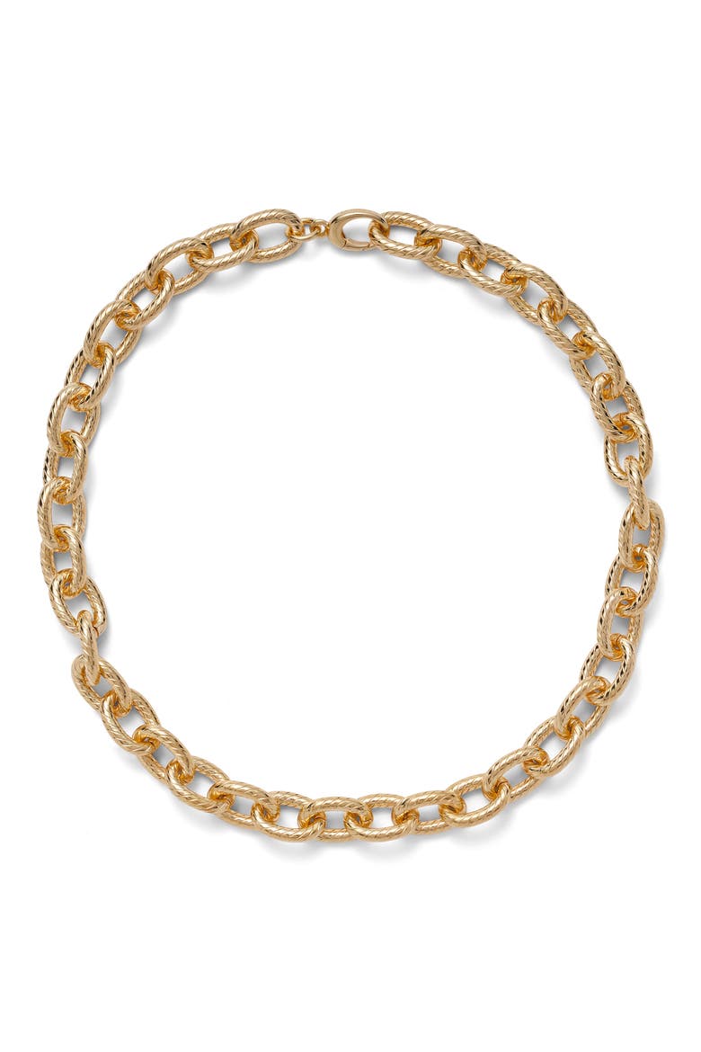 Tex Necklace, Main, color, GOLD