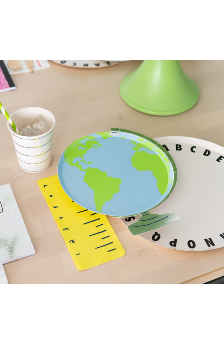 Daydream Society Smarty Pants Globe Large Plates, Alternate, color, 