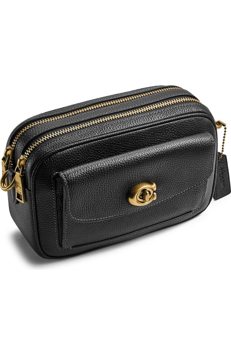 COACH Willow Pebbled Leather Crossbody Camera Bag, Alternate, color,