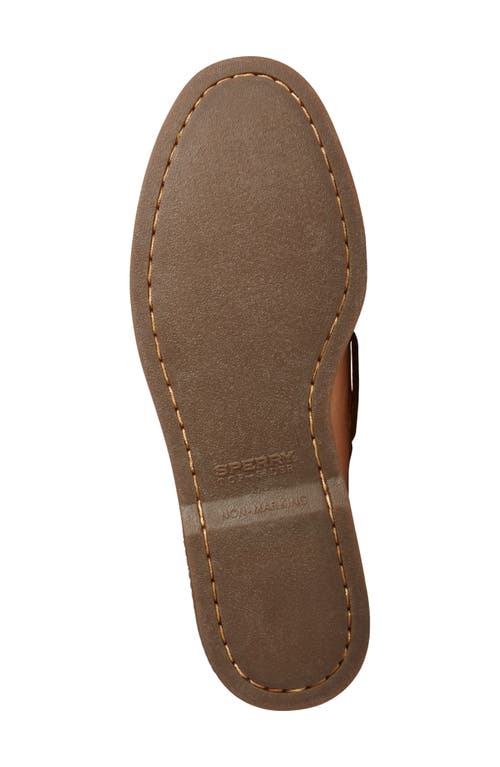 Sperry Authentic Original Boat Shoe In Sahara Leather Smooth