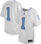 Jordan Brand Youth Jordan Brand #1 White North Carolina Tar Heels Untouchable Replica Game Jersey