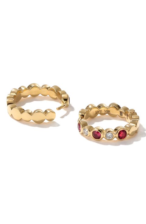 Bubbly Mini Hoop Earrings