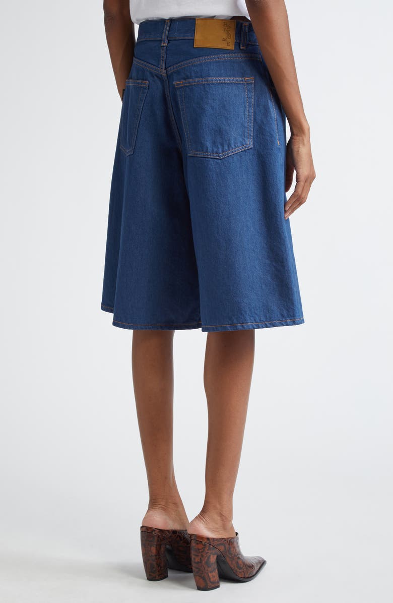 Haikure Becky Wide Leg Denim Shorts, Alternate, color, 
