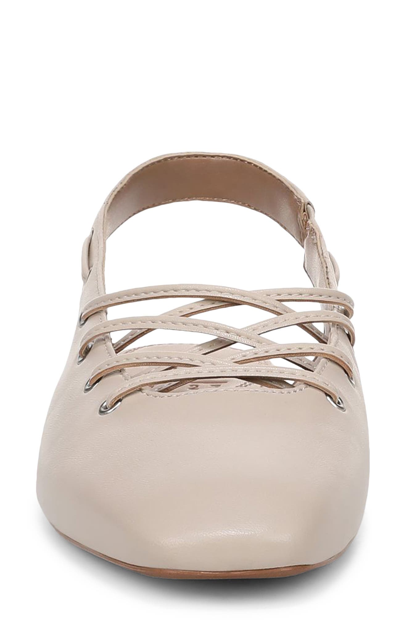 Cove Slingback Flat, Alternate, color, IVORY MIST LEATHER
