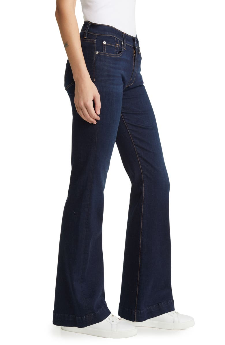 7 For All Mankind Dojo Tailorless Wide Leg Trouser Jeans, Alternate, color, Tried And True
