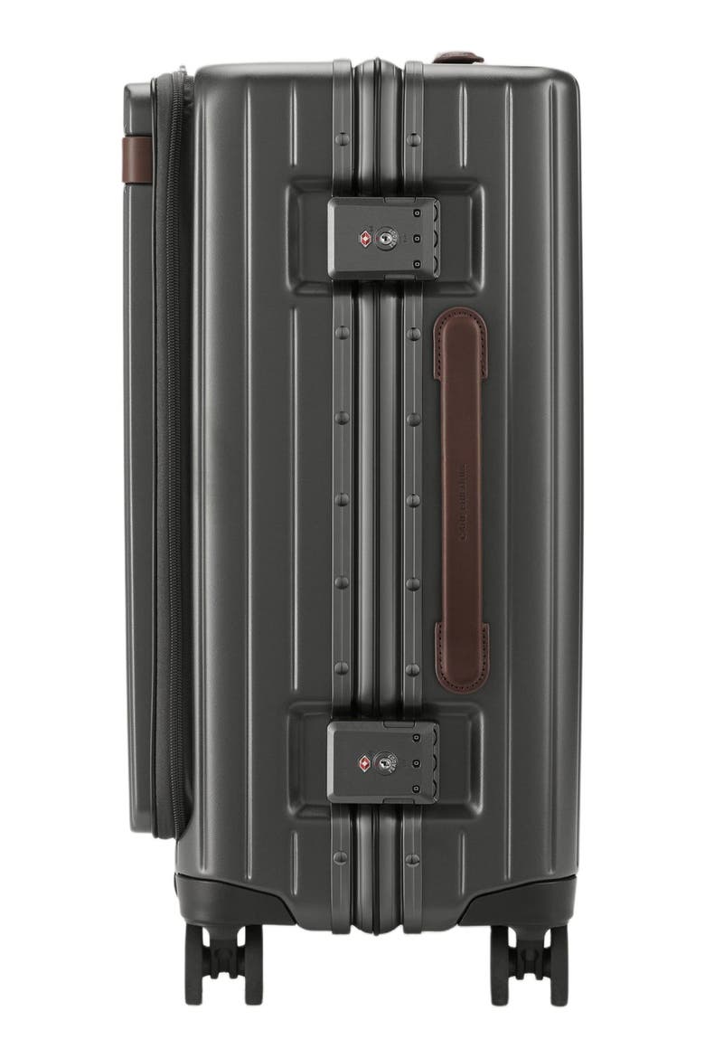 The Carry-on X Suitcase, Alternate, color, Grey / Chocolate