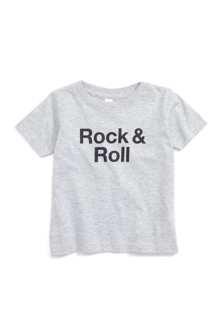 Rock & Roll Graphic T-Shirt, Main, color, MEDIUM GREY