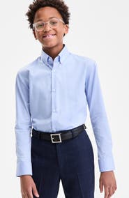 Brooks Brothers Kids' Solid Dress Shirt
