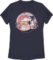 Lost Gods Women's Lost Gods Vintage Tropical Vibes Graphic T-Shirt
