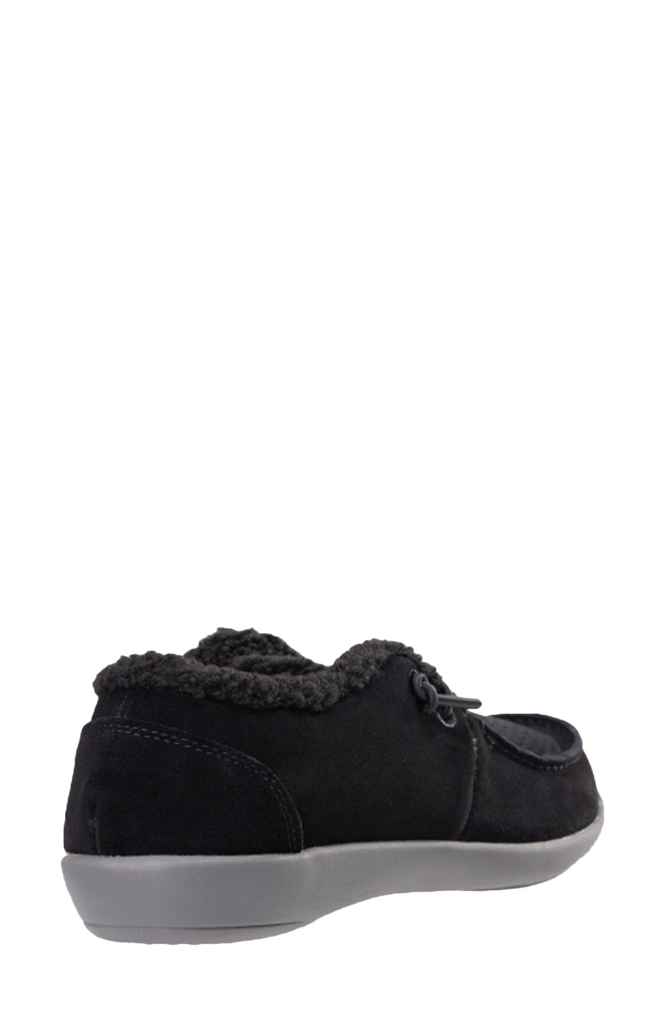 Revitalign Siesta Faux Fur Lined Shoe, Alternate, color, Black