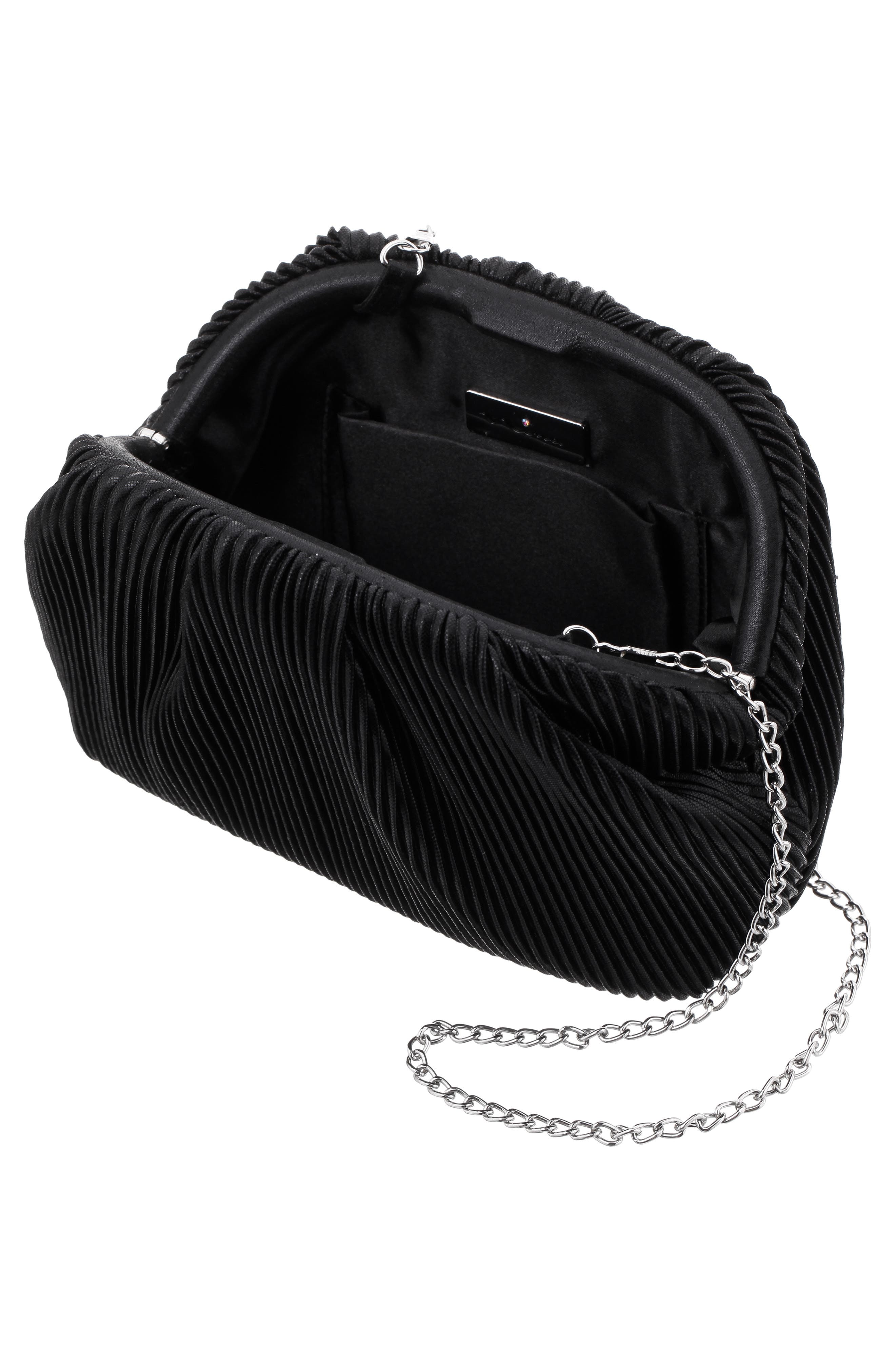 Emmy Clutch, Alternate, color, BLACK