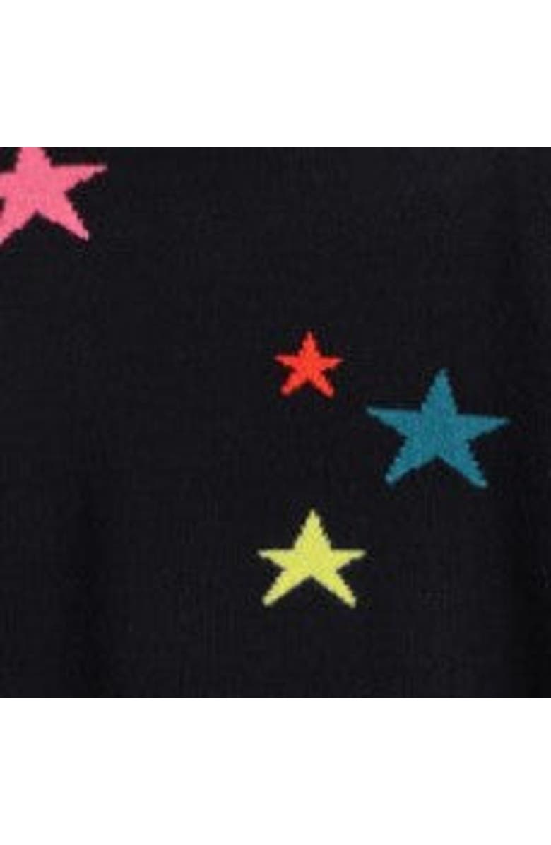 Chinti & Parker Wool Cashmere Star Sweater, Alternate, color, Black/Multi