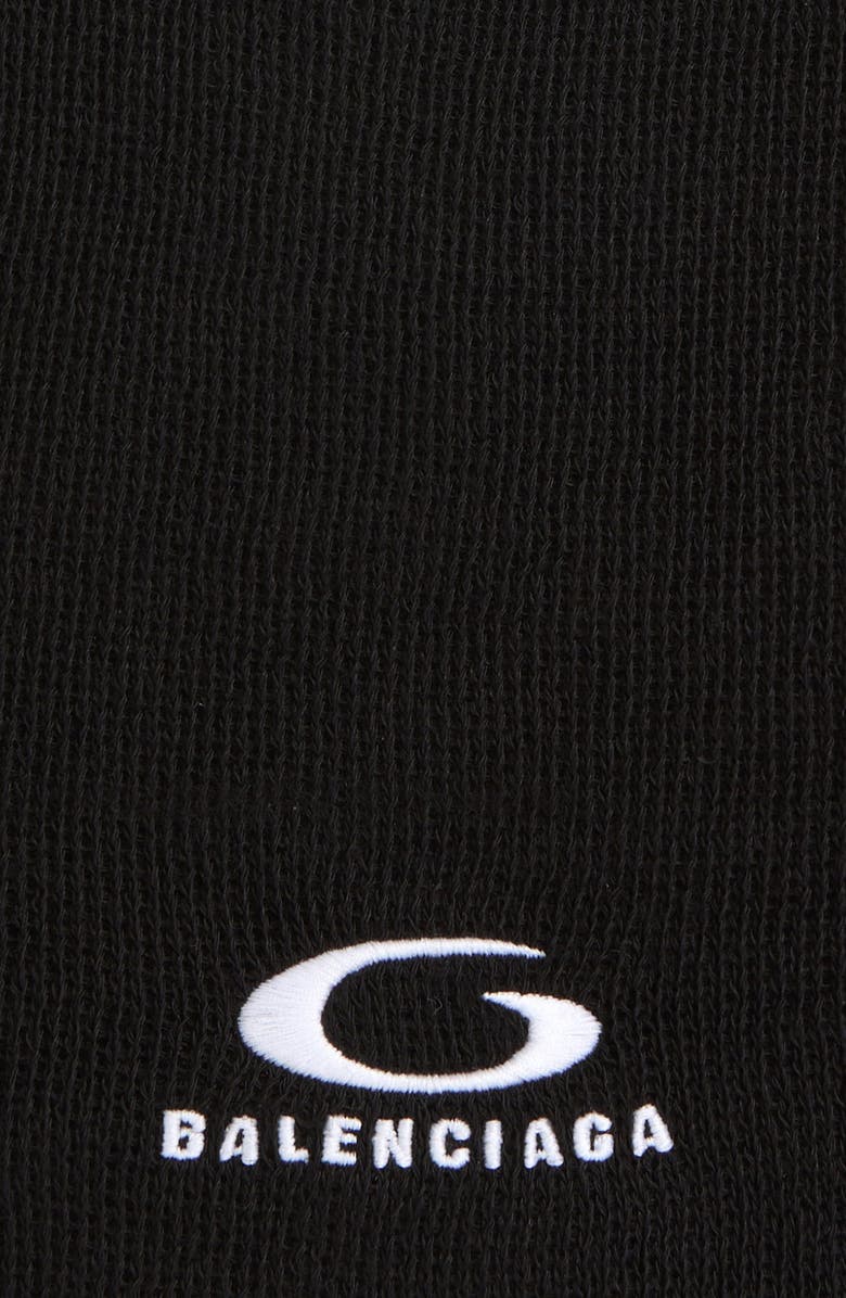 Balenciaga Loop Sports Icon Cotton Beanie, Alternate, color, 