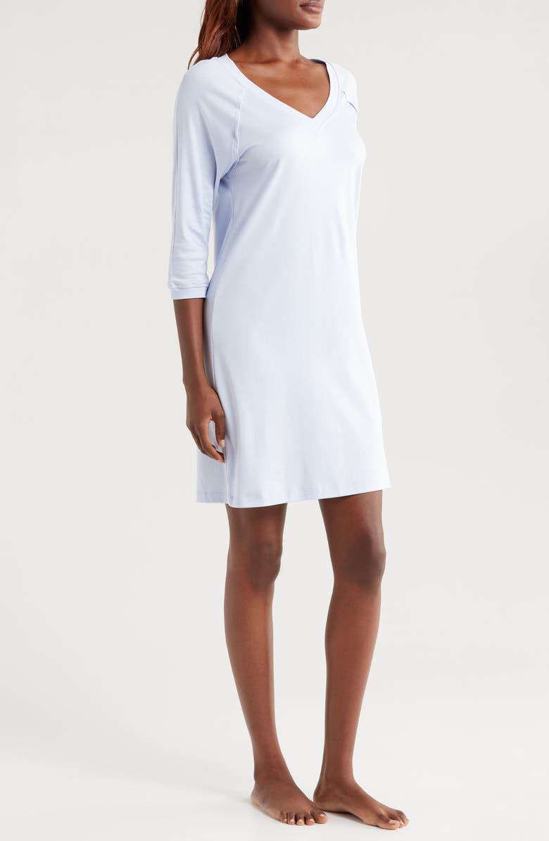 Hanro Pure Essence Nightgown, Alternate, color, 
