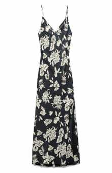 Larissa Print Silk Blend Slipdress