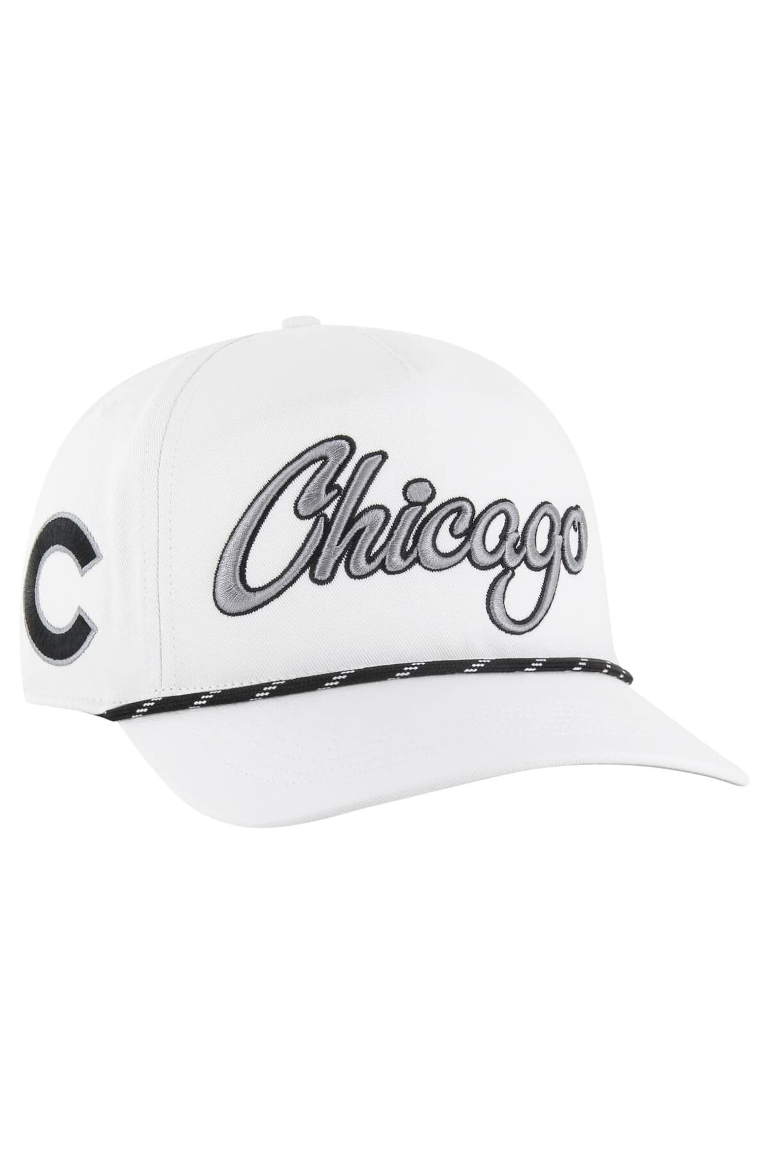 Whatie Rope '47 Men's '47 White Chicago Cubs Overhand Speckle Hitch Rope Adjustable ...