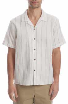 PX Vertical Stripe Camp Shirt