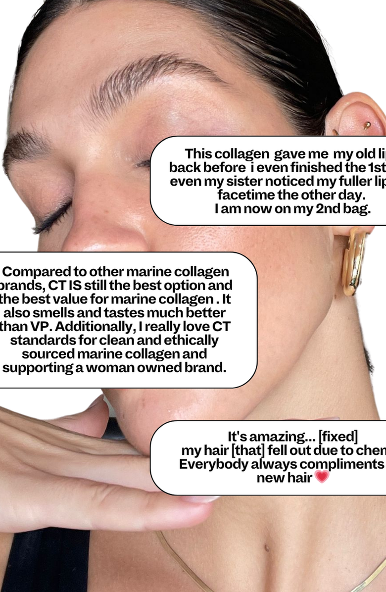 CRUSHED TONIC Banana Mylk Marine Collagen Supplement, Alternate, color, Off-White