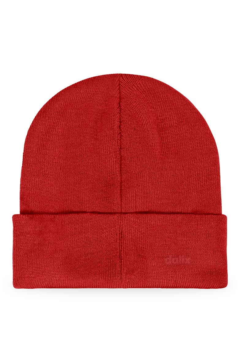 Lil Flower Beanie Cap, Alternate, color, Red