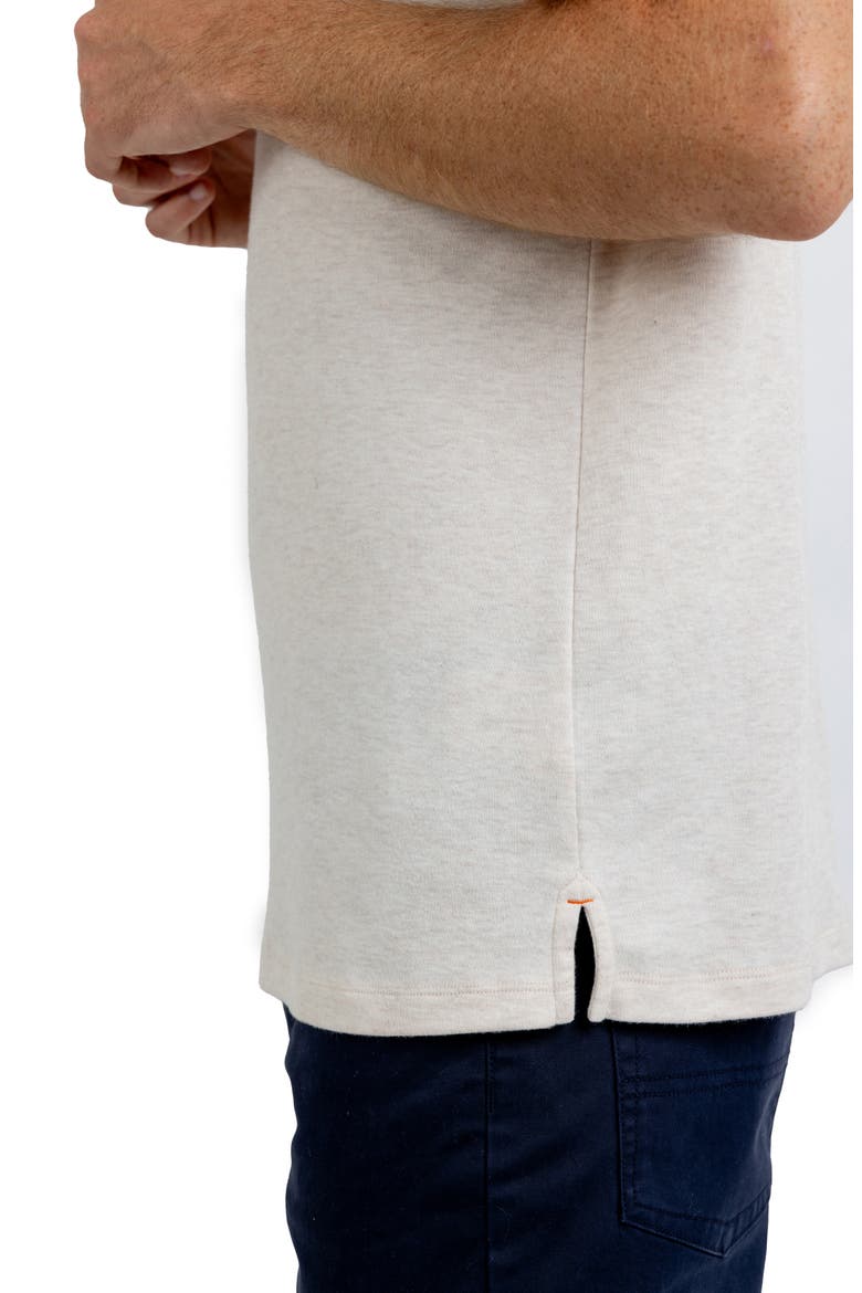 Heathered Jersey Polo, Alternate, color, OATMEAL