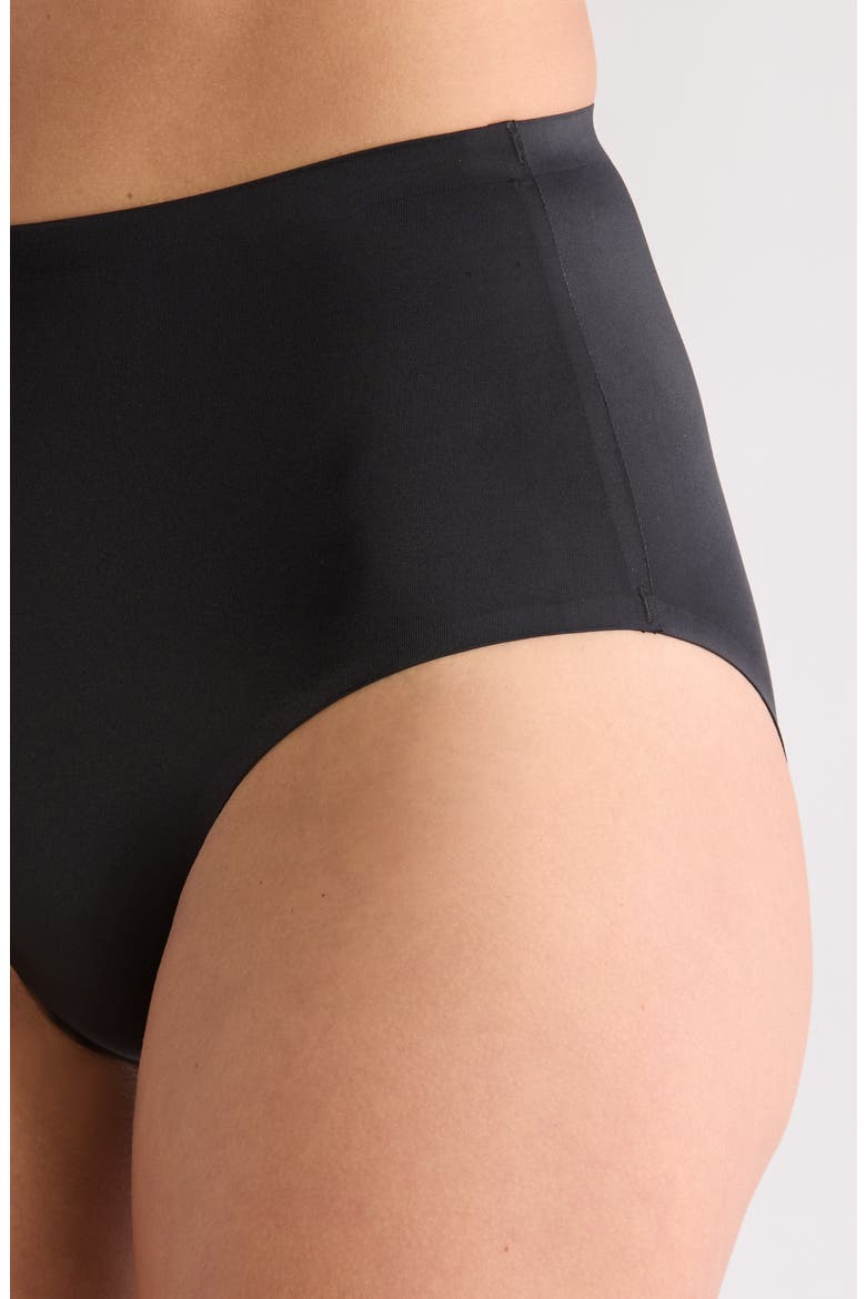 Drive Time High Waist Panties, Alternate, color, BLACK