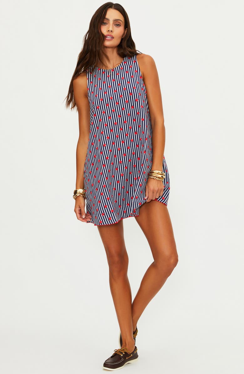 Beach Riot Caprina Cotton & Linen Cover-Up Mindress, Alternate, color, 