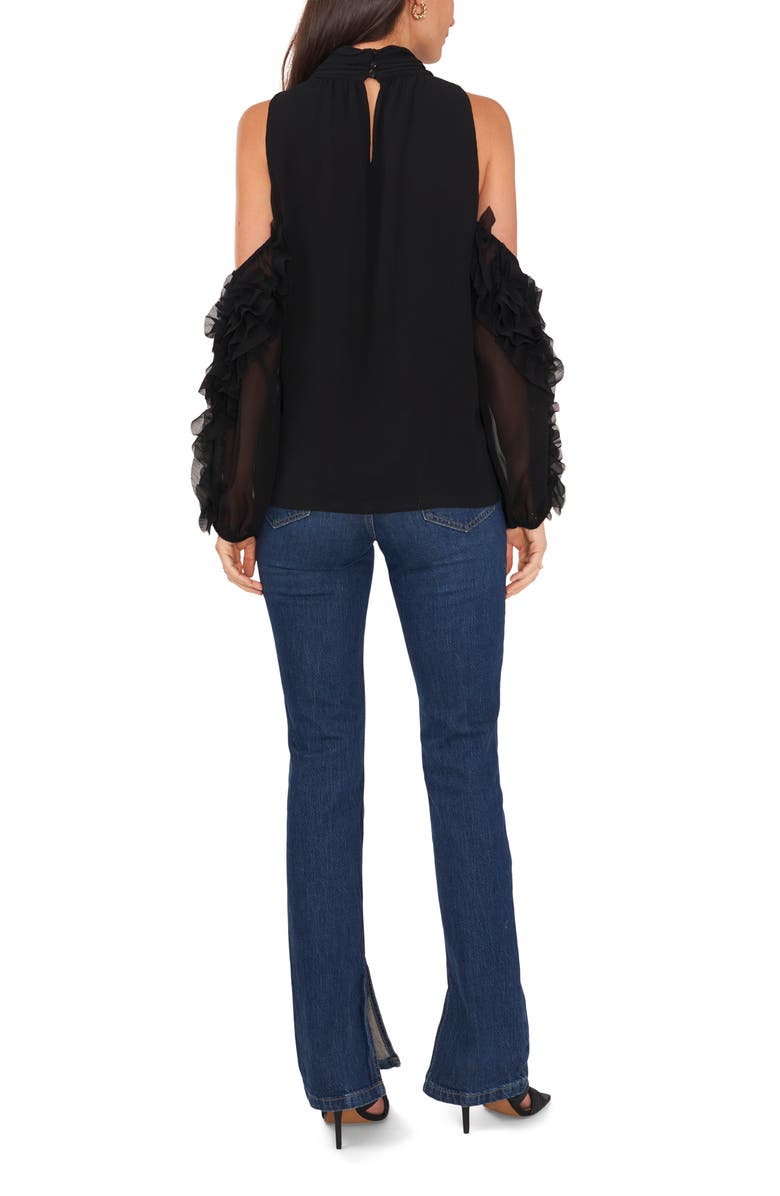 Vince Camuto Ruffle Sleeve Blouse, Alternate, color, 