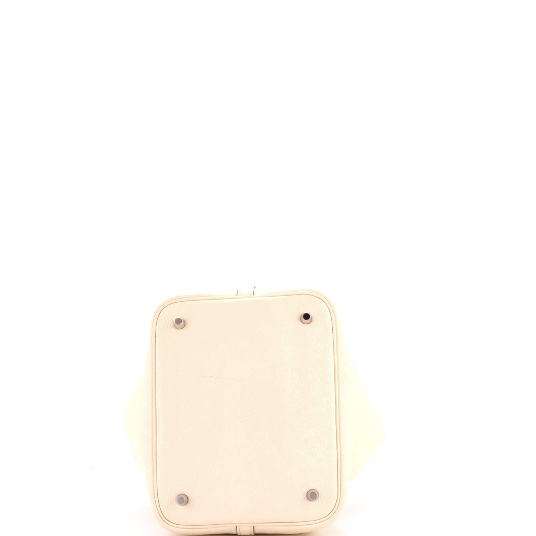 Pre-Owned Hermes Picotin Lock Bag Clemence MM, Alternate, color, Nata