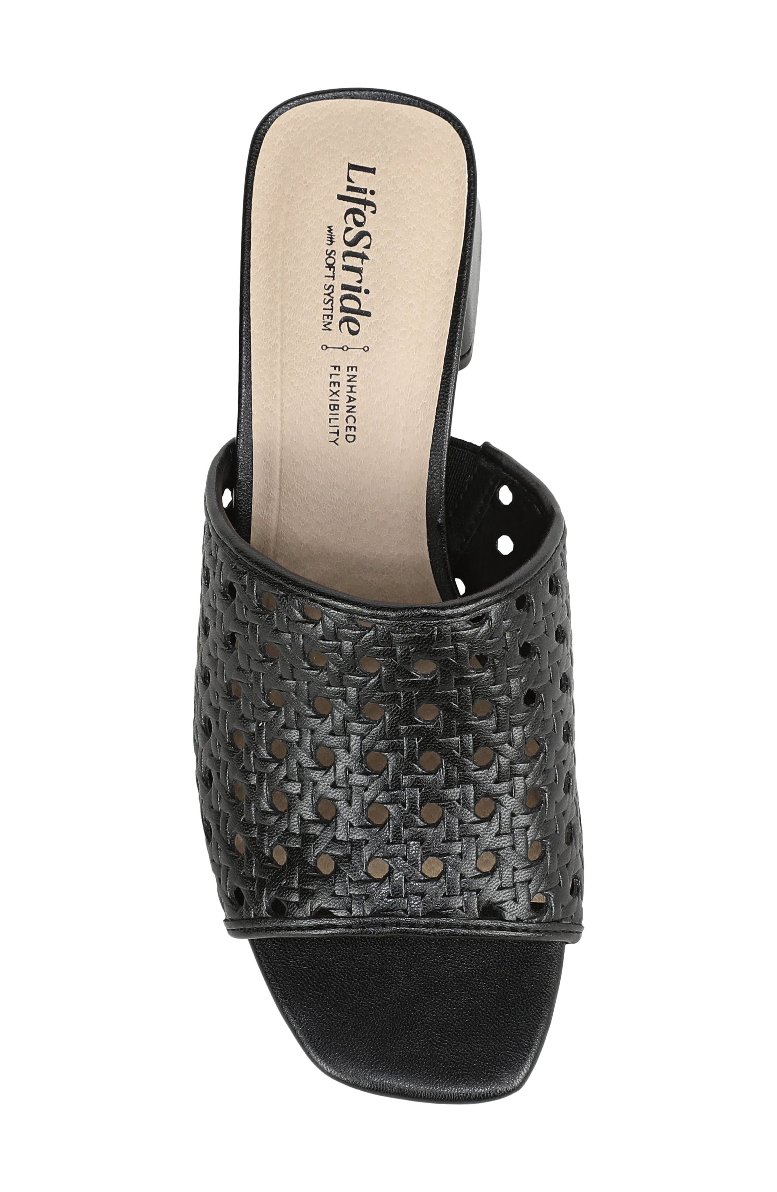 LifeStride Colette Slide Sandal, Alternate, color, Black