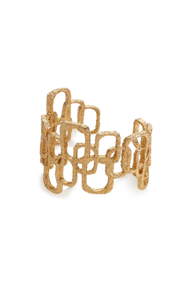 Roman Arc Golden Bracelet, Main, color, Gold