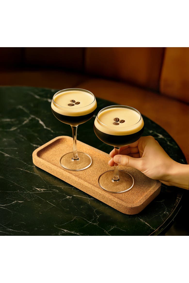 Espresso Martini Set - 3 Pieces - 10 oz, Alternate, color, Clear