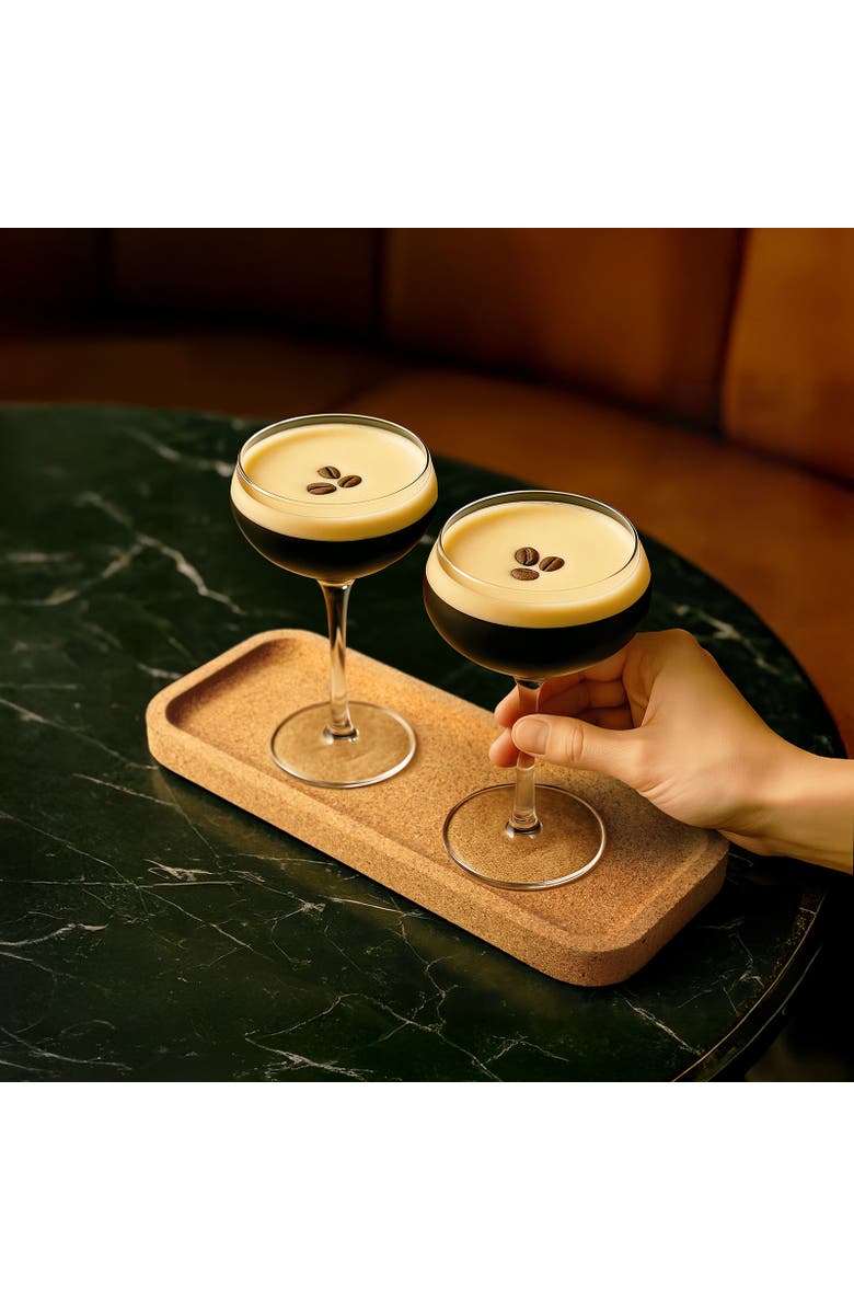 FINAL TOUCH Espresso Martini Set - 3 Pieces - 10 oz, Alternate, color, Clear