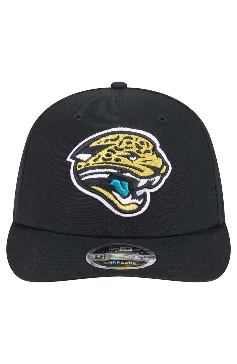 New Era Men's New Era Black Jacksonville Jaguars Main Low Profile 9FIFTY Snapback Hat, Alternate, color, 