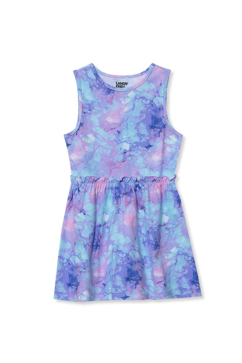 Girls Plus Tunic Tank Top, Alternate, color, Watercolor Bubbles/Purple