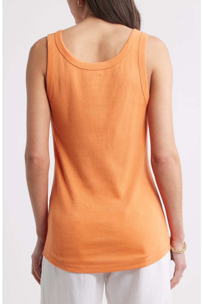 Cotton Tank, Alternate, color, ORANGE GLOW
