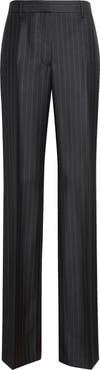 TOM FORD Pinstripe Wool Grain de Poudre Trousers