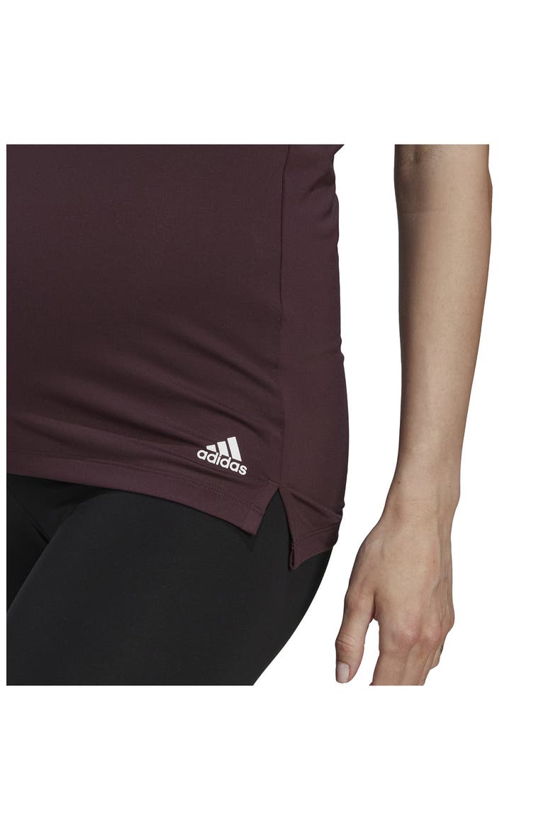 AEROREADY Designed 2 Move Tank Top, Alternate, color, SHADOW MAROON/ WHITE