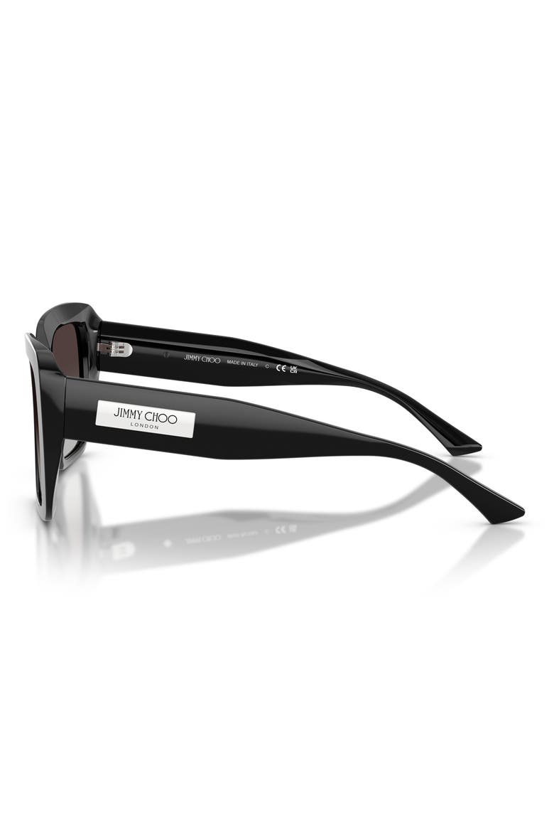 54mm Square Sunglasses, Alternate, color, MILK/ GRADIENT GRAY