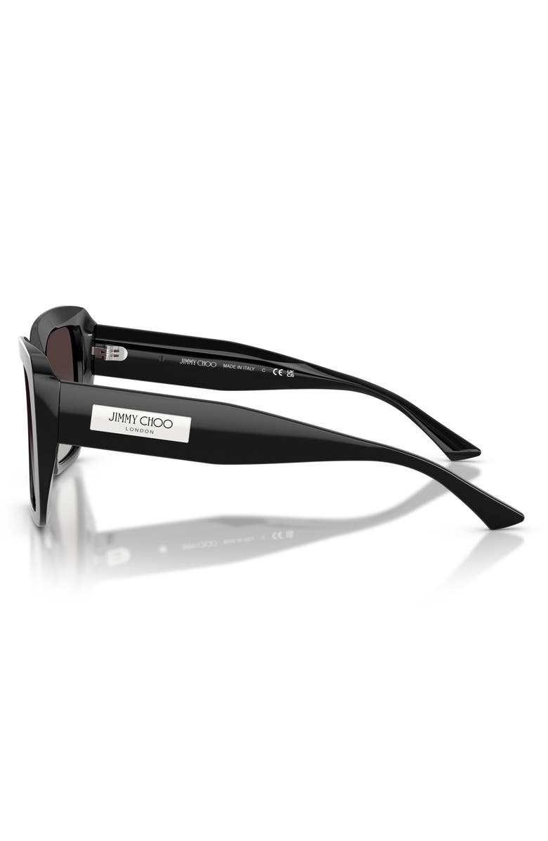 Jimmy Choo 54mm Square Sunglasses, Alternate, color, 
