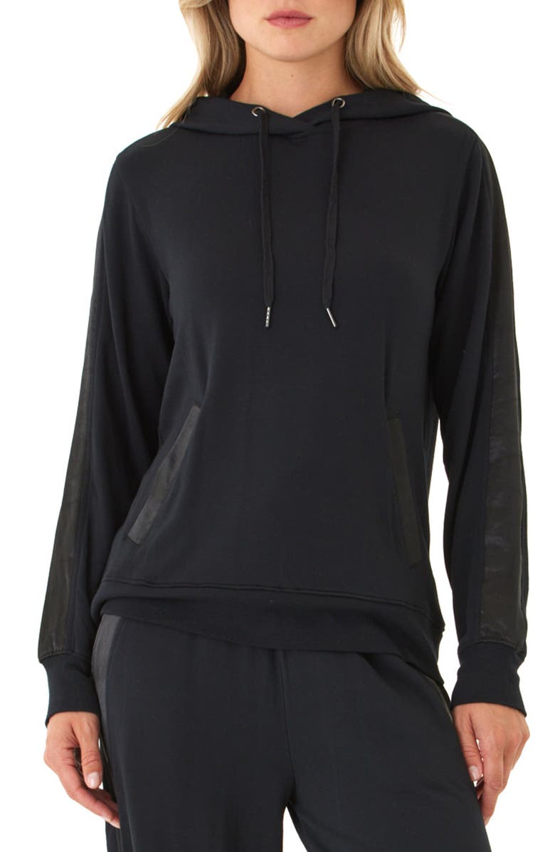 Threads 4 Thought Romi Feather Fleece Hoodie, Main, color, Black