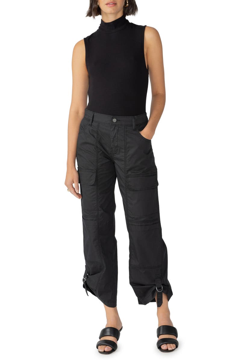 Sanctuary Cali Straight Leg Crop Cargo Pants, Alternate, color,